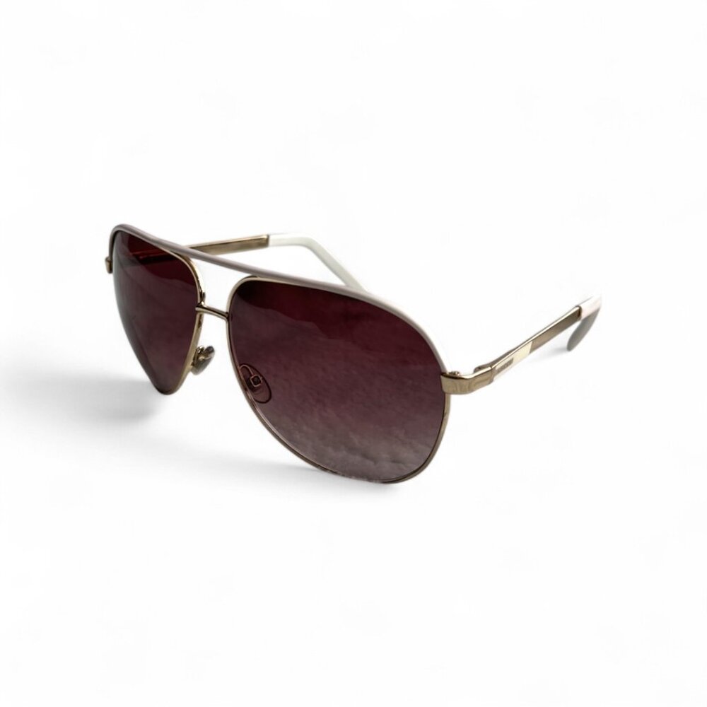 Authentic Gucci 1827/S Aviator White Sunglasses